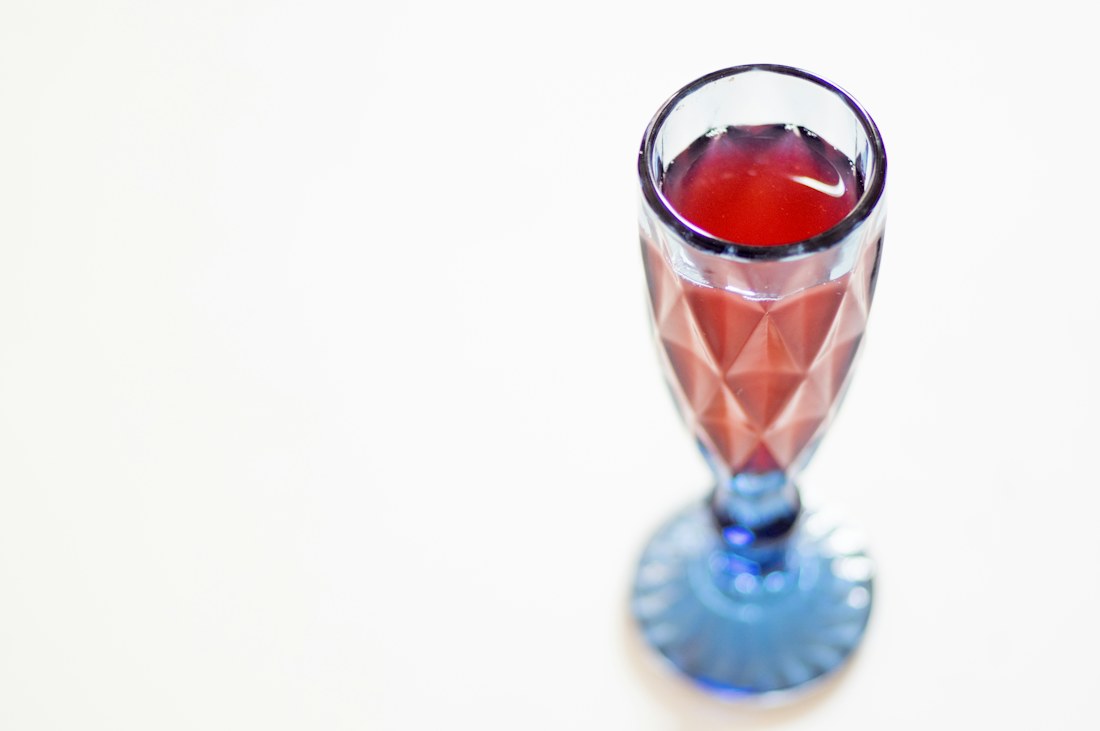 Illustrative beverage photography for 7 brew fizz menu