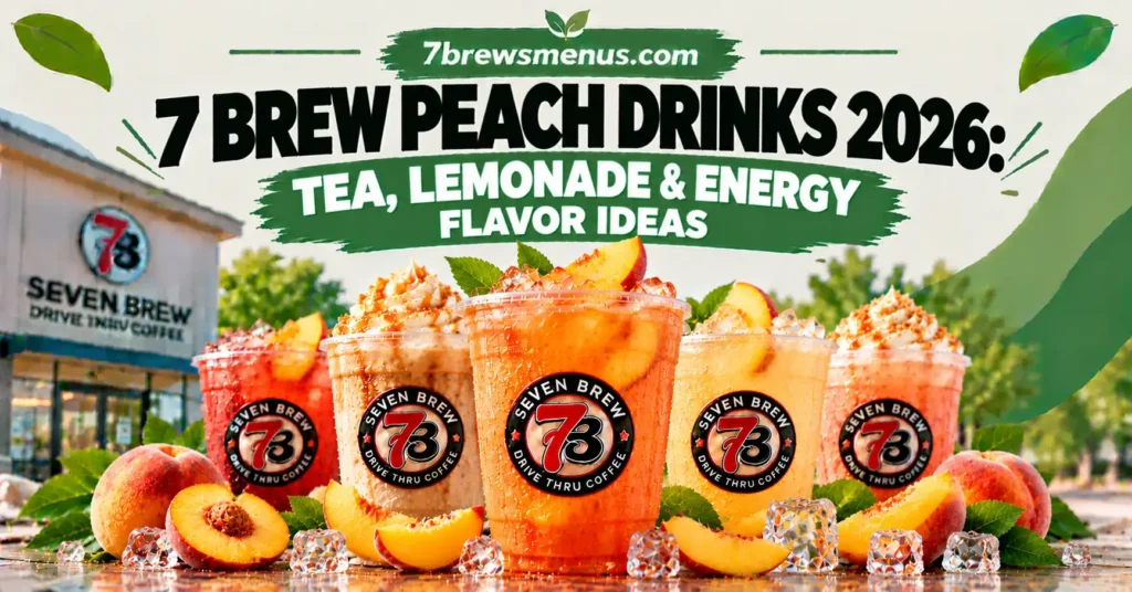 7 Brew Peach Drinks 2026: Tea, Lemonade & Energy Flavor Ideas