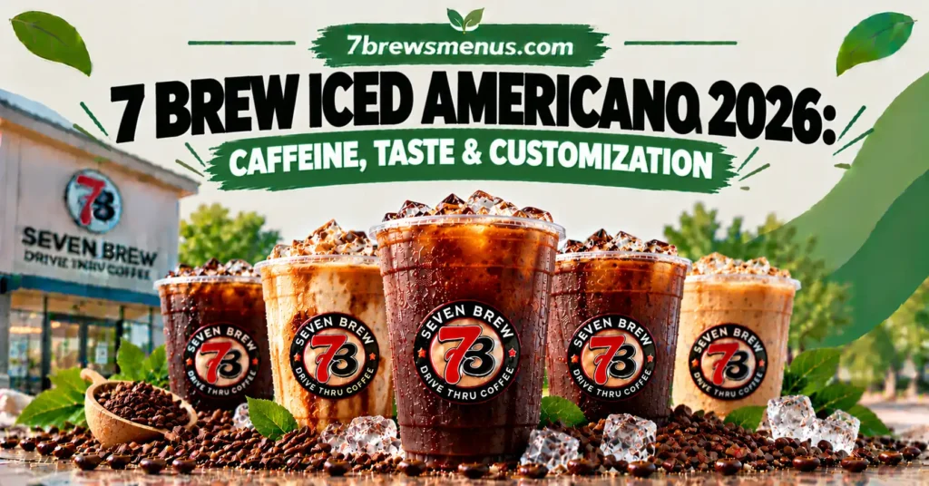 7 Brew Iced Americano 2026: Caffeine, Taste & Customization