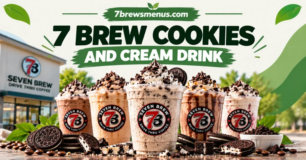 7 Brew Cookies and Cream Drink 2026: Flavor, Ingredients & Ordering